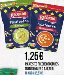 Claudio Recondo - picatostes tostados tradicionales o ajo oferta