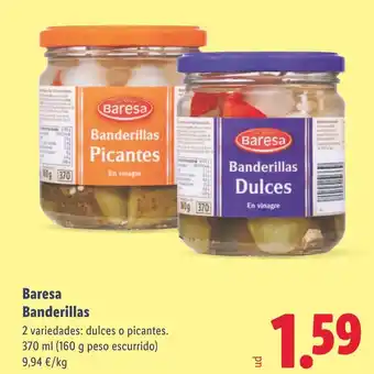 Lidl BARESA Banderillas oferta