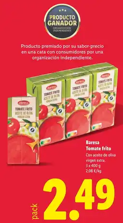 Lidl BARESA Tomate frito oferta