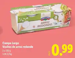 Lidl CAMPO LARGO Vasitos de arroz redondo oferta