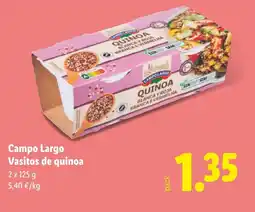 Lidl CAMPO LARGO Vasitos de quinoa oferta