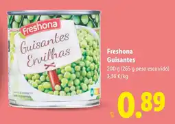 Lidl FRESHONA Guisantes Ervilhas oferta