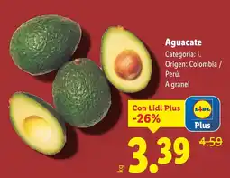 Lidl Aguacate oferta