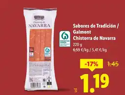 Lidl Sabores de Tradición / Galmont Chistorra de Navarra oferta
