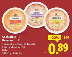 Lidl Chef Select Hummus oferta