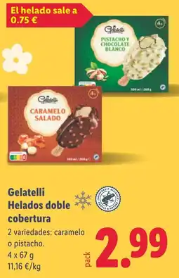 Lidl GELATELLI Helados doble cobertura oferta