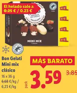 Lidl BON GELATI Mini mix clásico oferta