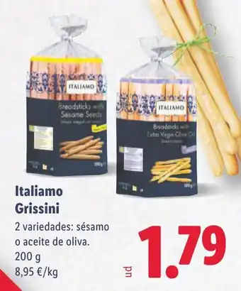 Lidl ITALIAMO Grissini oferta