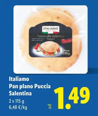 Lidl ITALIAMO Pan plano Puccia Salentina oferta