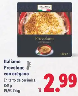 Lidl ITALIAMO Provolone con orégano oferta