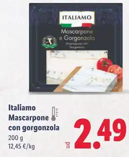Lidl ITALIAMO Mascarpone e Gorgonzola oferta