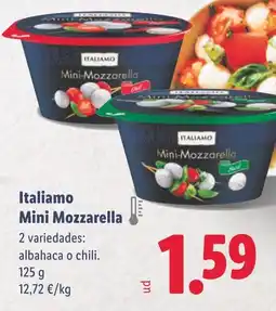 Lidl ITALIAMO Mini-Mozzarella oferta