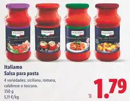 Lidl ITALIAMO Salsa alla Sicilian oferta