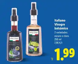 Lidl ITALIAMO Vinagre balsámico oferta