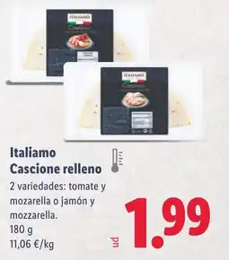 Lidl ITALIAMO Cascione relleno oferta