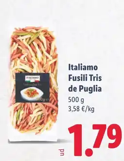 Lidl ITALIAMO Fusili Tris de Puglia oferta