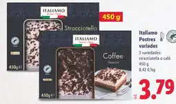 Lidl ITALIAMO Postres variados oferta