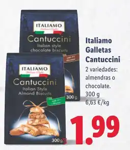 Lidl ITALIAMO Galletas Cantuccini oferta