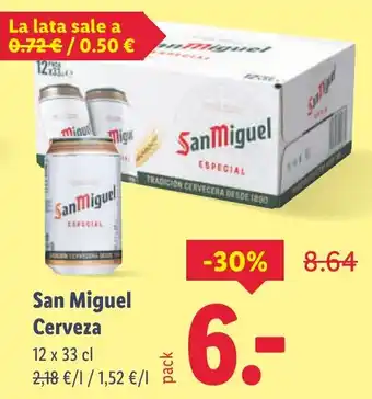 Lidl SAN MIGUEL Cerveza oferta