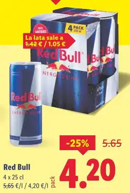 Lidl RED BULL oferta