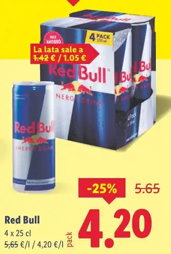 Lidl RED BULL oferta