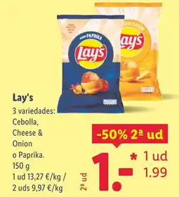 Lidl LAY'S oferta
