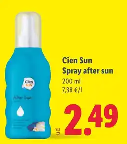 Lidl CIEN SUN Spray after sun oferta