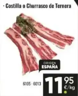 Family Cash Costilla o Churrasco de Ternera oferta