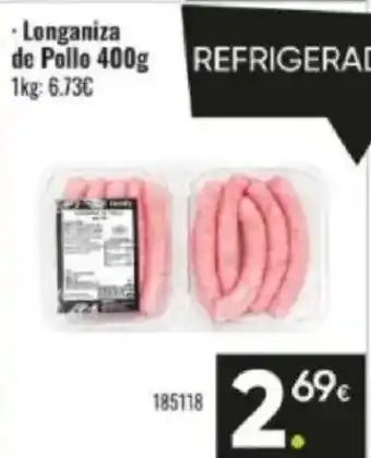 Family Cash Longaniza de Pollo oferta