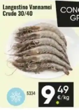 Family Cash Langostino Vannamei Crudo 30/40 oferta