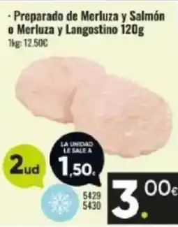Family Cash Preparado de Merluza y Salmón o Merluza y Langostino oferta