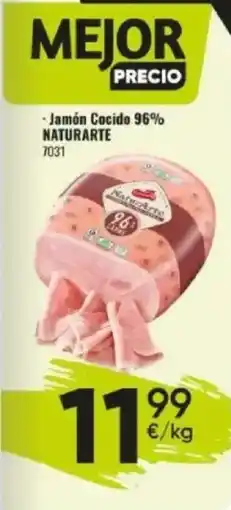 Family Cash NATURARTE Jamón Cocido 96% oferta