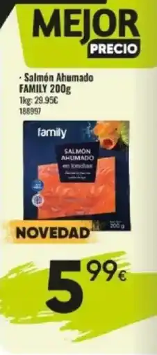 Family Cash FAMILY Salmón Ahumado oferta