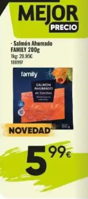 Family Cash FAMILY Salmón Ahumado oferta