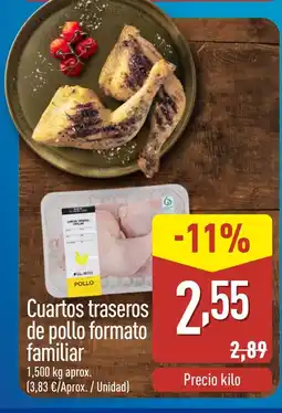 ALDI Cuartos traseros de pollo formato familiar oferta