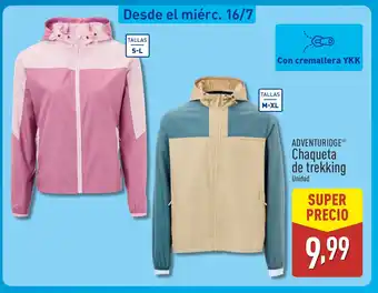 ALDI ADVENTURIDGE Chaqueta de trekking oferta