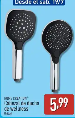 ALDI HOME CREATION Cabezal de ducha de wellness oferta