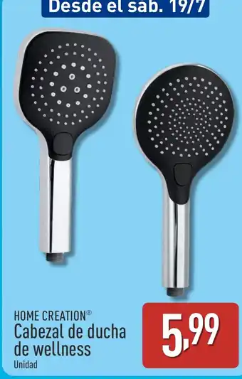 ALDI HOME CREATION Cabezal de ducha de wellness oferta