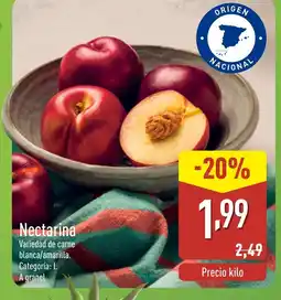 ALDI Nectarina oferta