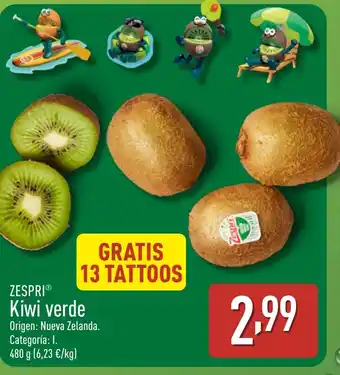 ALDI ZESPRI Kiwi verde oferta