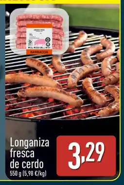 ALDI Longaniza fresca de cerdo oferta