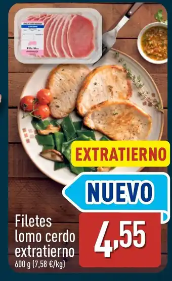 ALDI Filetes lomo cerdo extratierno oferta