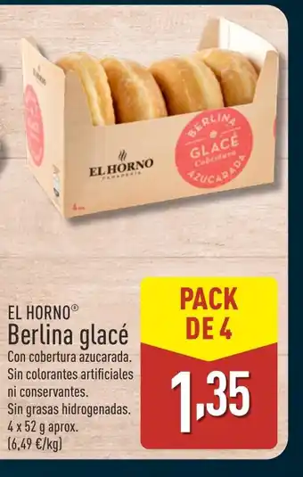 ALDI EL HORNO Berlina glacé oferta