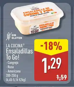 ALDI LA COCINA Ensaladillas To Go! oferta
