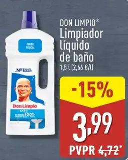ALDI DON LIMPIO Limpiador Líquido de baño oferta