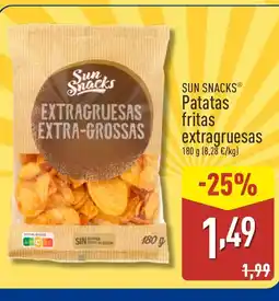 ALDI SUN SNACKS Patatas fritas extragruesas oferta