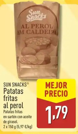ALDI SUN SNACKS Patatas fritas al perol oferta