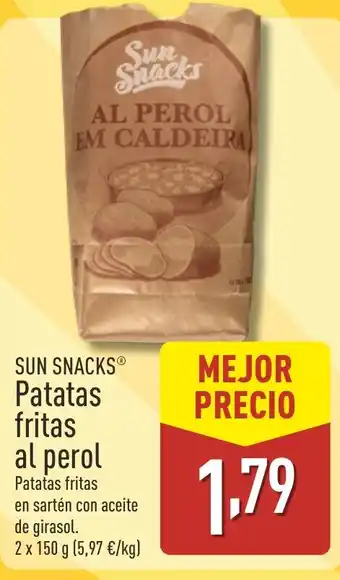 ALDI SUN SNACKS Patatas fritas al perol oferta