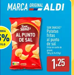 ALDI SUN SNACKS Patatas fritas al punto de sal oferta