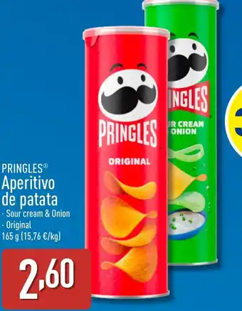 ALDI PRINGLES Aperitivo de patata oferta